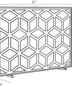 Arteriors Home Hathaway Fire Screen 14 Arteriors Home Hathaway Fire Screen
