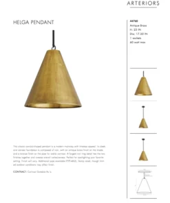 Arteriors Home New Arrivals Helga Pendant