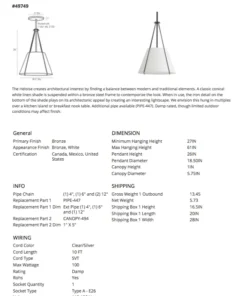 Arteriors Home Heloise Pendant Bronze 19 Arteriors Home Heloise Pendant Bronze