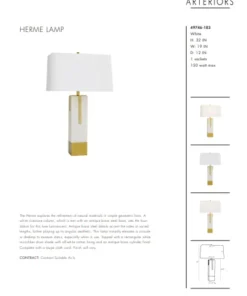 Arteriors Home Herme Lamp