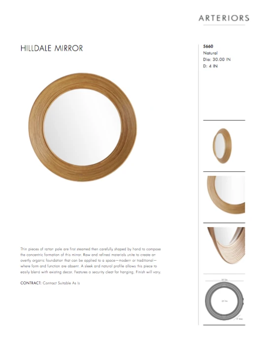 Arteriors Home Hilldale Mirror 8 Arteriors Home Hilldale Mirror