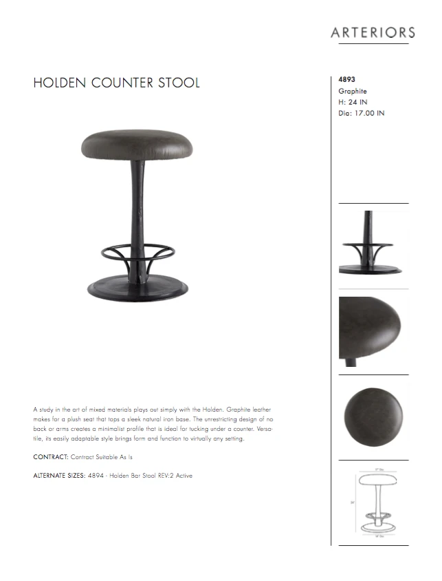 Arteriors Home New Arrivals Holden Counter Stool 8 Arteriors Home New Arrivals Holden Counter Stool