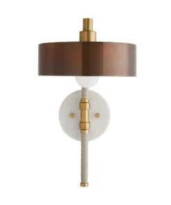 Arteriors Home New Arrivals Aaron Sconce Heritage Brass