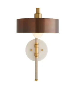 Arteriors Home New Arrivals Aaron Sconce Heritage Brass