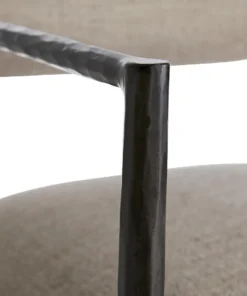 Arteriors Home New Arrivals Barbana Counter Stool Pewter Texture