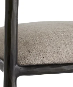 Arteriors Home New Arrivals Barbana Counter Stool Pewter Texture