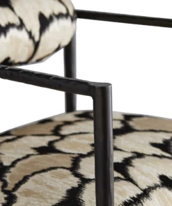 Arteriors Home New Arrivals Barbana Chair Ocelot Embroidery 12 Arteriors Home New Arrivals Barbana Chair Ocelot Embroidery