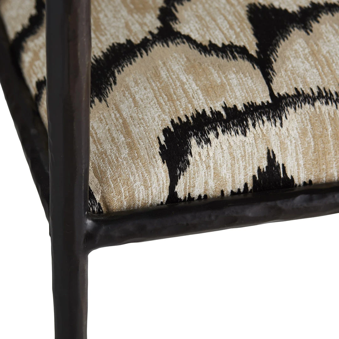Arteriors Home New Arrivals Barbana Chair Ocelot Embroidery 8 Arteriors Home New Arrivals Barbana Chair Ocelot Embroidery