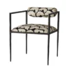 Arteriors Home New Arrivals Barbana Chair Ocelot Embroidery