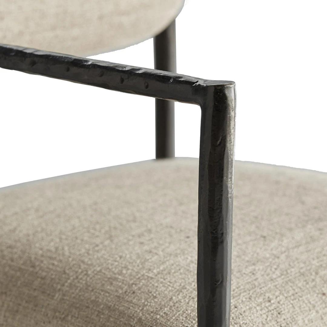Arteriors Home Barbana Chair Pewter Texture 3 Arteriors Home Barbana Chair Pewter Texture