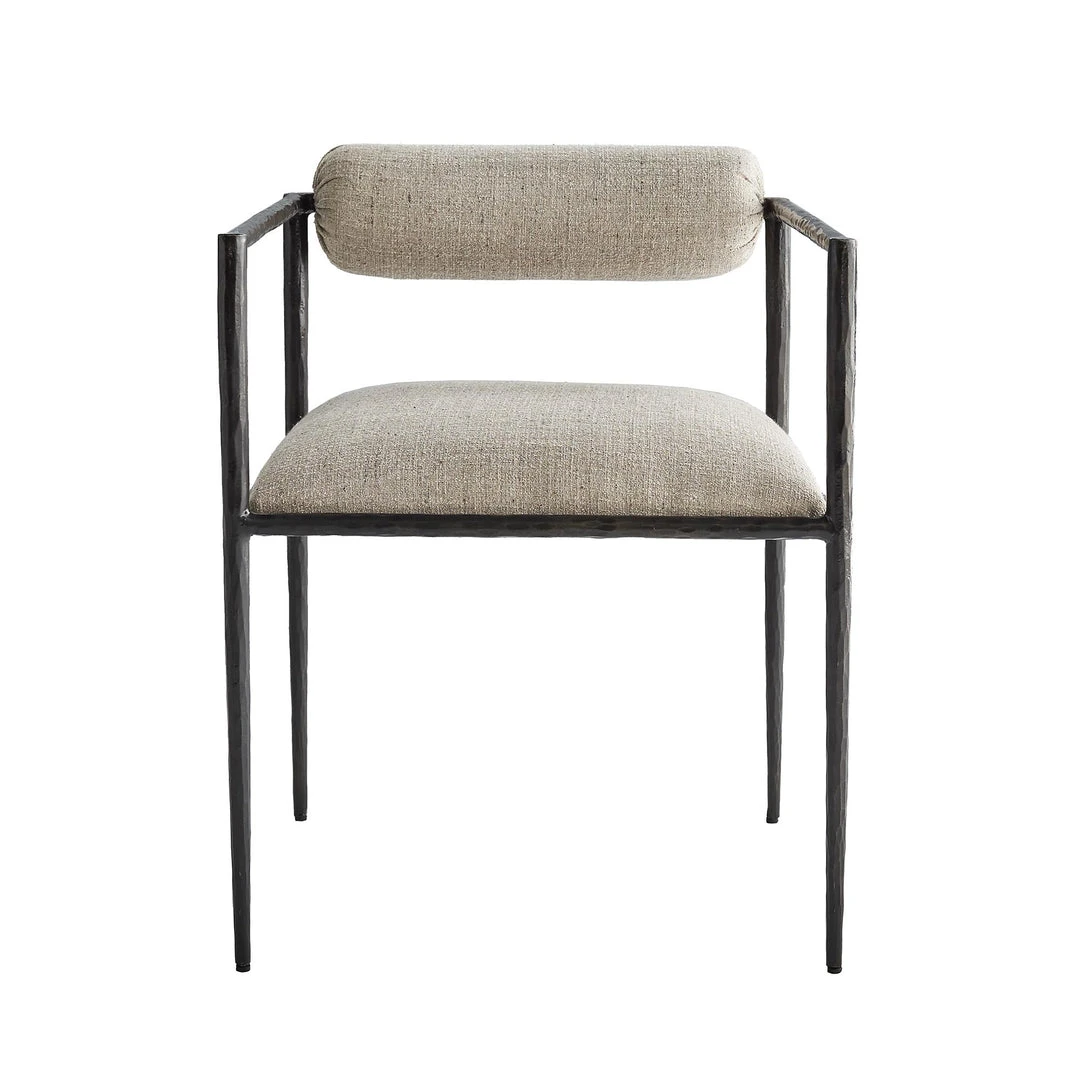 Arteriors Home Barbana Chair Pewter Texture 4 Arteriors Home Barbana Chair Pewter Texture