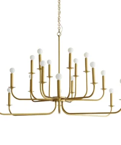 Arteriors Home New Arrivals Breck Large Chandelier Antique Brass
