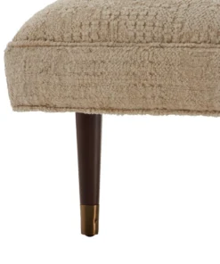 Arteriors Home Christophe Bench Almond Chenille