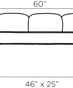 Arteriors Home Christophe Bench Almond Chenille