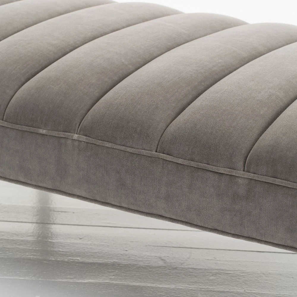 Arteriors Home Christophe Bench Sharkskin Velvet Gray 4 Arteriors Home Christophe Bench Sharkskin Velvet Gray