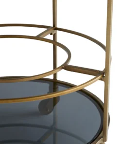 Arteriors Home New Arrivals Crestwood Bar Cart
