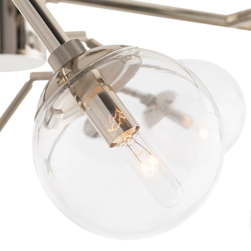 Arteriors Home Dallas Medium Chandelier Polished Nickel 2 Arteriors Home Dallas Medium Chandelier Polished Nickel