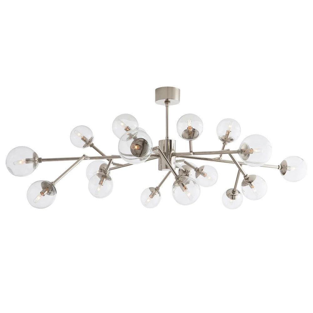 Arteriors Home Dallas Medium Chandelier Polished Nickel 1 Arteriors Home Dallas Medium Chandelier Polished Nickel