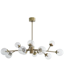 Arteriors Home New Arrivals Dallas Small Chandelier Vintage Brass