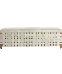 Arteriors Home Elis Bench White New Arrivals