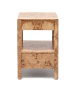 Made Goods New Arrivals Lindsey Single Nightstand Olive Ash Veneer