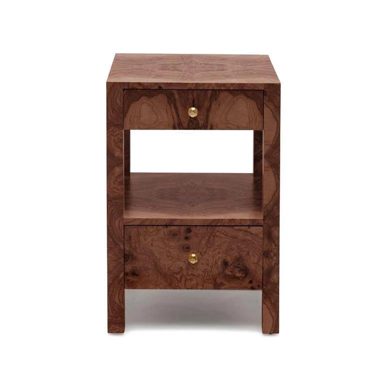 Made Goods Lindsey Single Nightstand Walnut Veneer 1 Made Goods Lindsey Single Nightstand Walnut Veneer