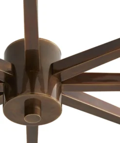 Arteriors Home New Arrivals Linus Starburst Chandelier Heritage Brass