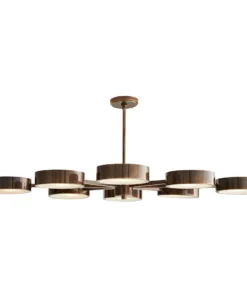 Arteriors Home New Arrivals Linus Starburst Chandelier Heritage Brass