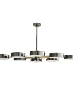 Arteriors Home Linus Starburst Chandelier Pale Brass