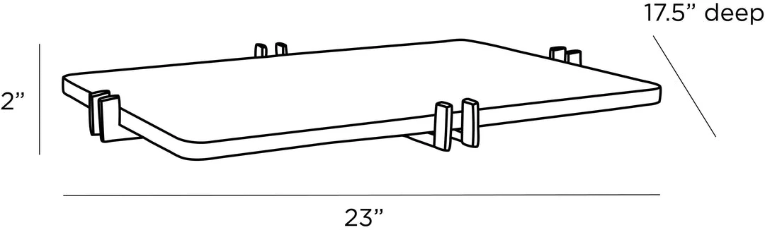 Arteriors Home New Arrivals Lockhart Tray 7 Arteriors Home New Arrivals Lockhart Tray