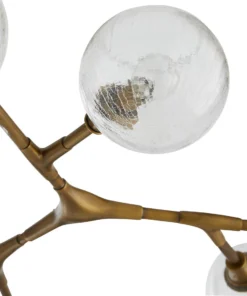 Arteriors Home New Arrivals Mahowald Fixed Chandelier Antique Brass