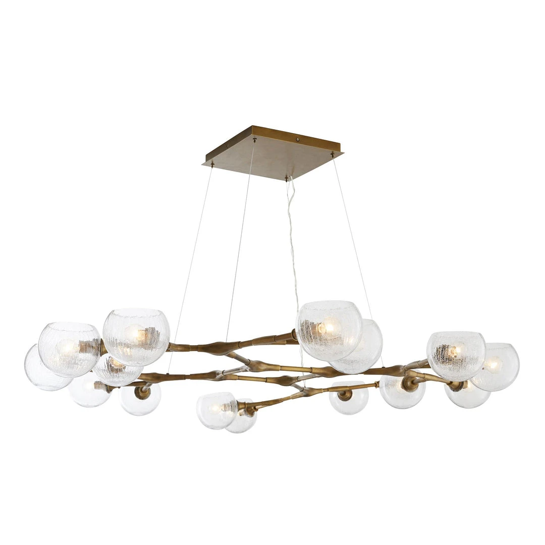 Arteriors Home New Arrivals Mahowald Fixed Chandelier Antique Brass 3 Arteriors Home New Arrivals Mahowald Fixed Chandelier Antique Brass