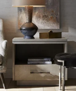 Arteriors Home New Arrivals Mallory Side Table Gray