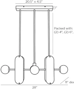 Arteriors Home Maradona Pendant
