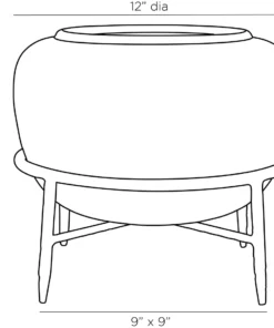 Arteriors Home Marcello Floor Urn Small 23 Arteriors Home Marcello Floor Urn Small