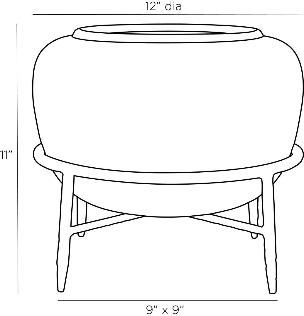 Arteriors Home Marcello Floor Urn Small 12 Arteriors Home Marcello Floor Urn Small