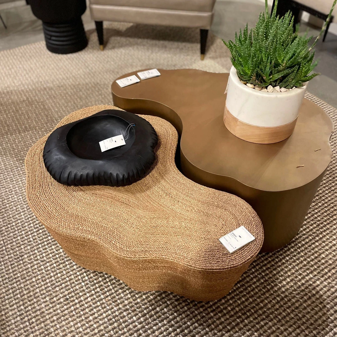 Arteriors Home Meadow Cocktail Table Natural Abaca New Arrivals 3 Arteriors Home Meadow Cocktail Table Natural Abaca New Arrivals