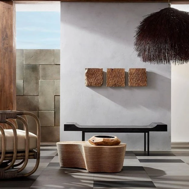 Arteriors Home Meadow Cocktail Table Natural Abaca New Arrivals 2 Arteriors Home Meadow Cocktail Table Natural Abaca New Arrivals