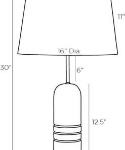 Arteriors Home New Arrivals Mendoza Lamp