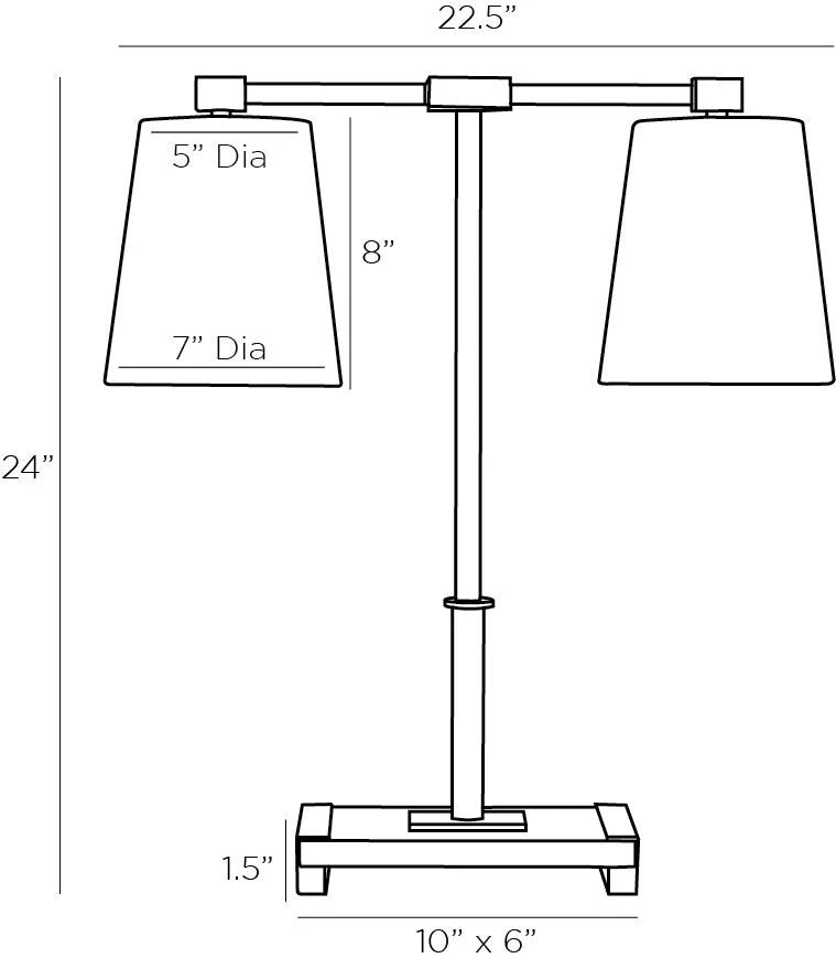 Arteriors Home Messina Lamp Brass 10 Arteriors Home Messina Lamp Brass