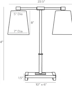 Arteriors Home Messina Lamp Bronze