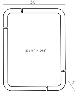 Arteriors Home Mulholland Mirror 17 Arteriors Home Mulholland Mirror