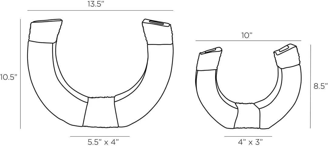 Arteriors Home Nesbit Sculptures Set Of 2 11 Arteriors Home Nesbit Sculptures Set Of 2