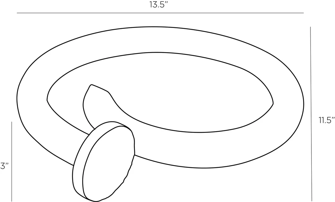 Arteriors Home Niall Large Sculpture Aluminum New Arrivals 7 Arteriors Home Niall Large Sculpture Aluminum New Arrivals