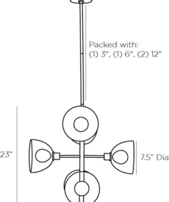 Arteriors Home New Arrivals Norwich Chandelier