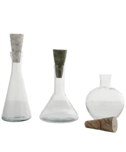 Arteriors Home Oaklee Decanters Set Of Three New Arrivals