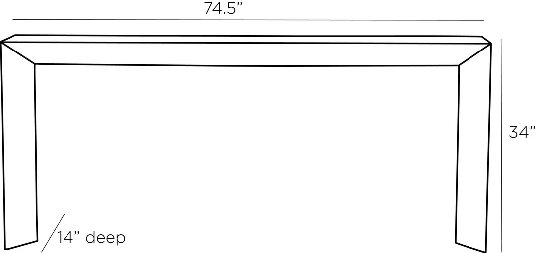 Arteriors Home Ormando Console 10 Arteriors Home Ormando Console