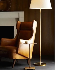 Arteriors Home Otelia Accent Table Vintage Brass