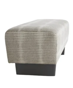 Arteriors Home Palmero Bench Limestone Chenille Grey Ash New Arrivals