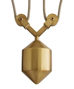 Arteriors Home Pantograph Pendant Antique Brass
